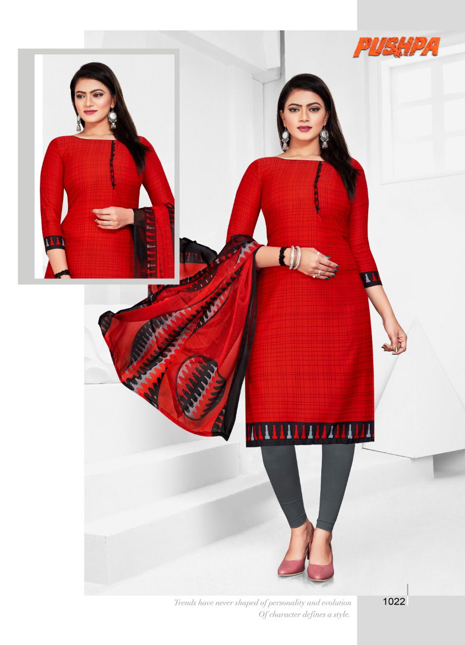 Amit Pushpa 2 Synthethic Casual Daily Wear Cotton Printed Dress Material